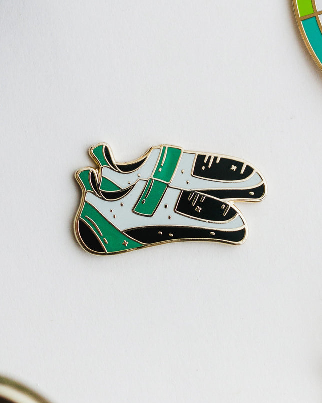 Climbing Shoes Enamel Pin