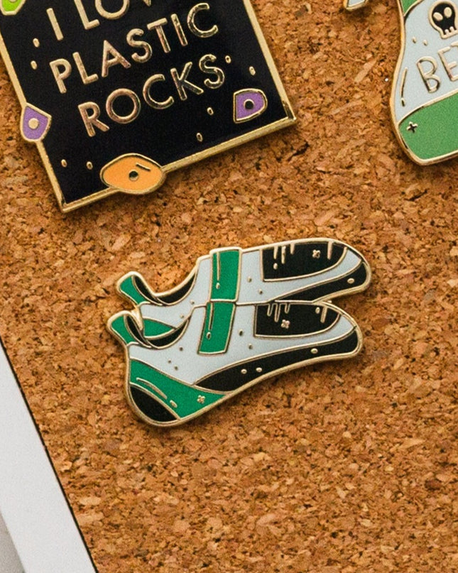 Climbing Shoes Enamel Pin