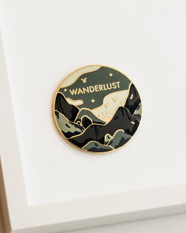 Wanderlust Enamel Pin