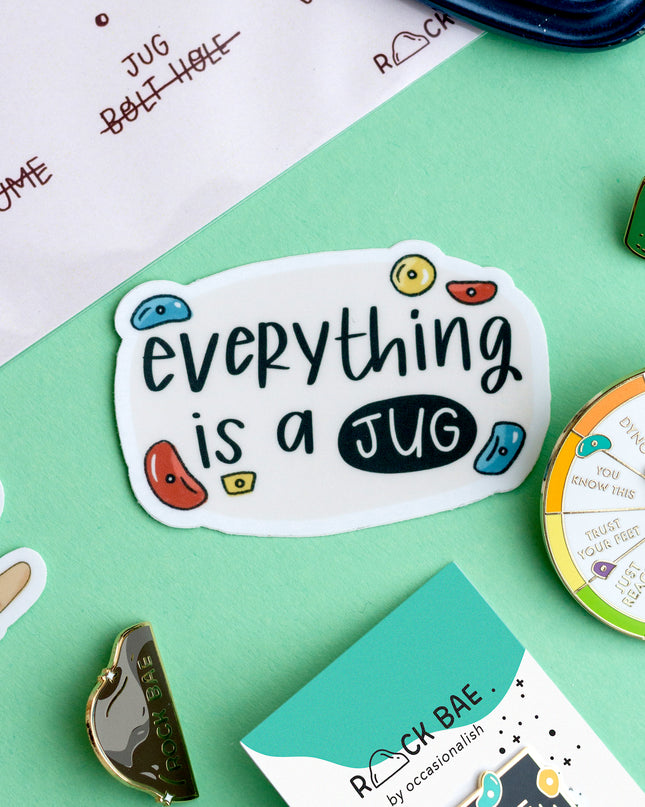 Everything is a Jug Matte Vinyl Sticker