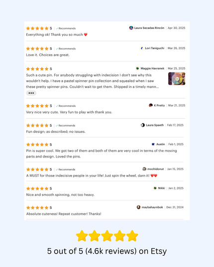 What To Eat Spinning Enamel Pin