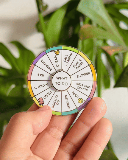 What To Do Spinning Enamel Pin