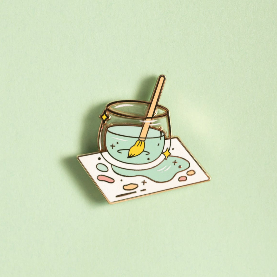 Paint Water Enamel Pin
