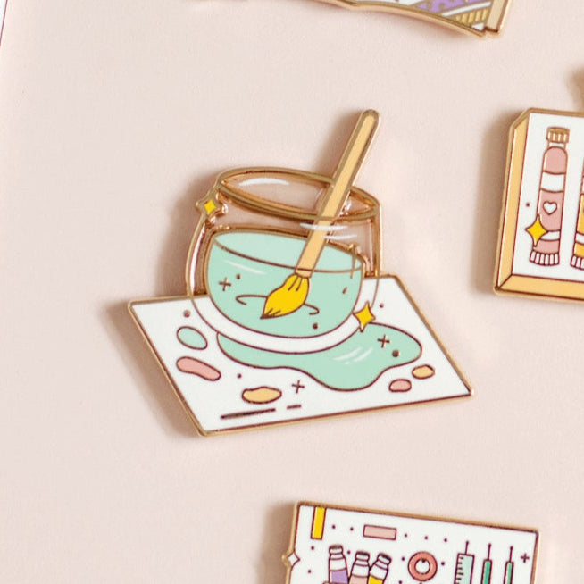 Paint Water Enamel Pin