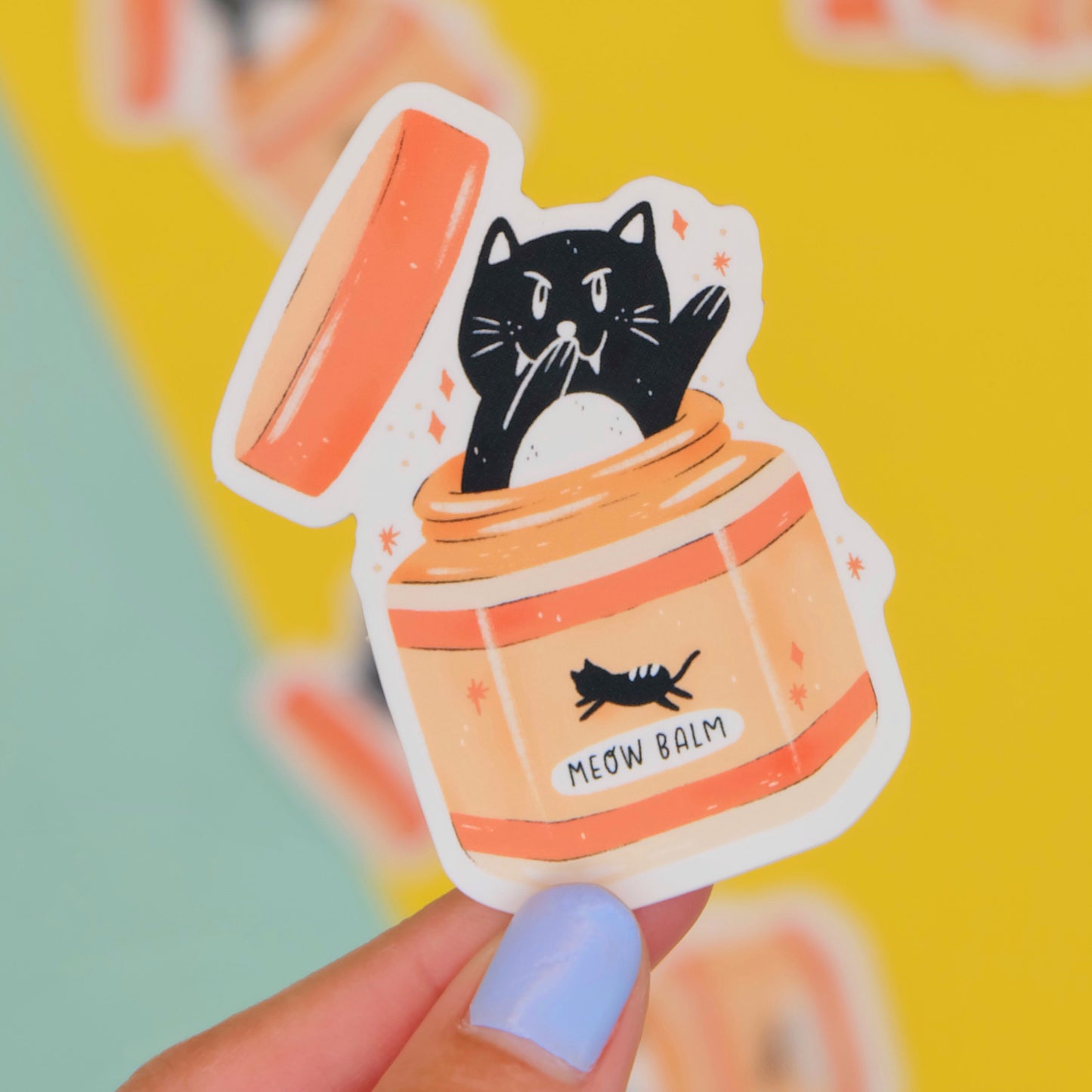 Meow Balm Sticker