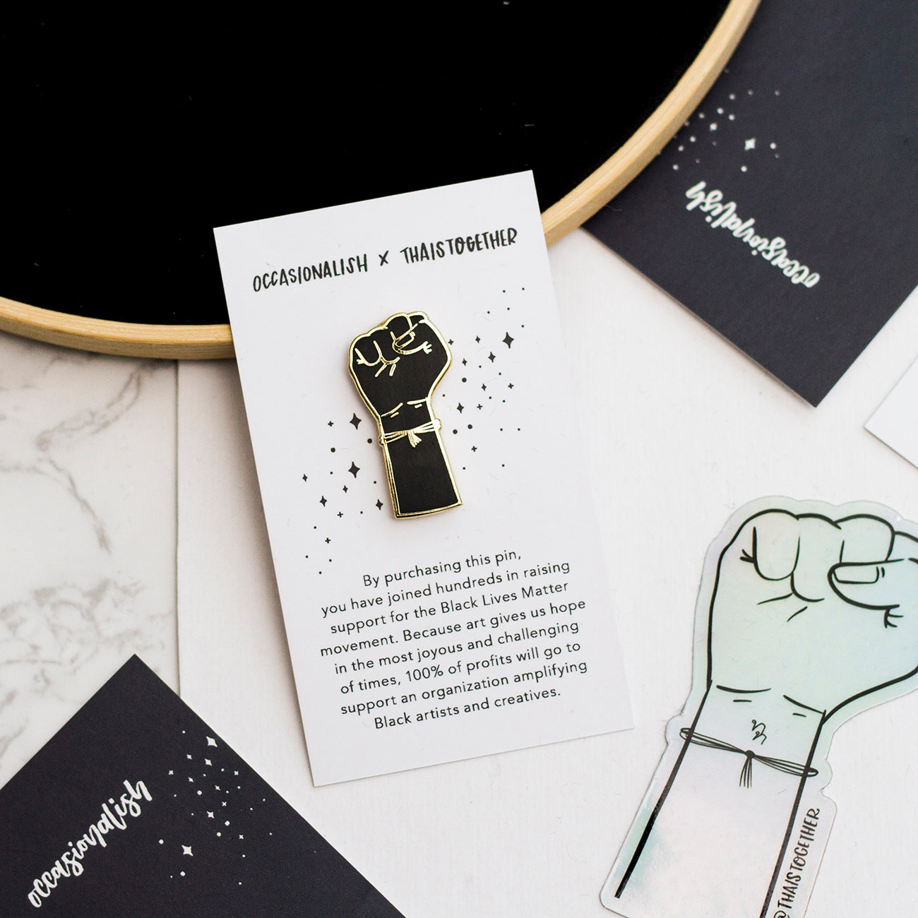 Together Enamel Pin