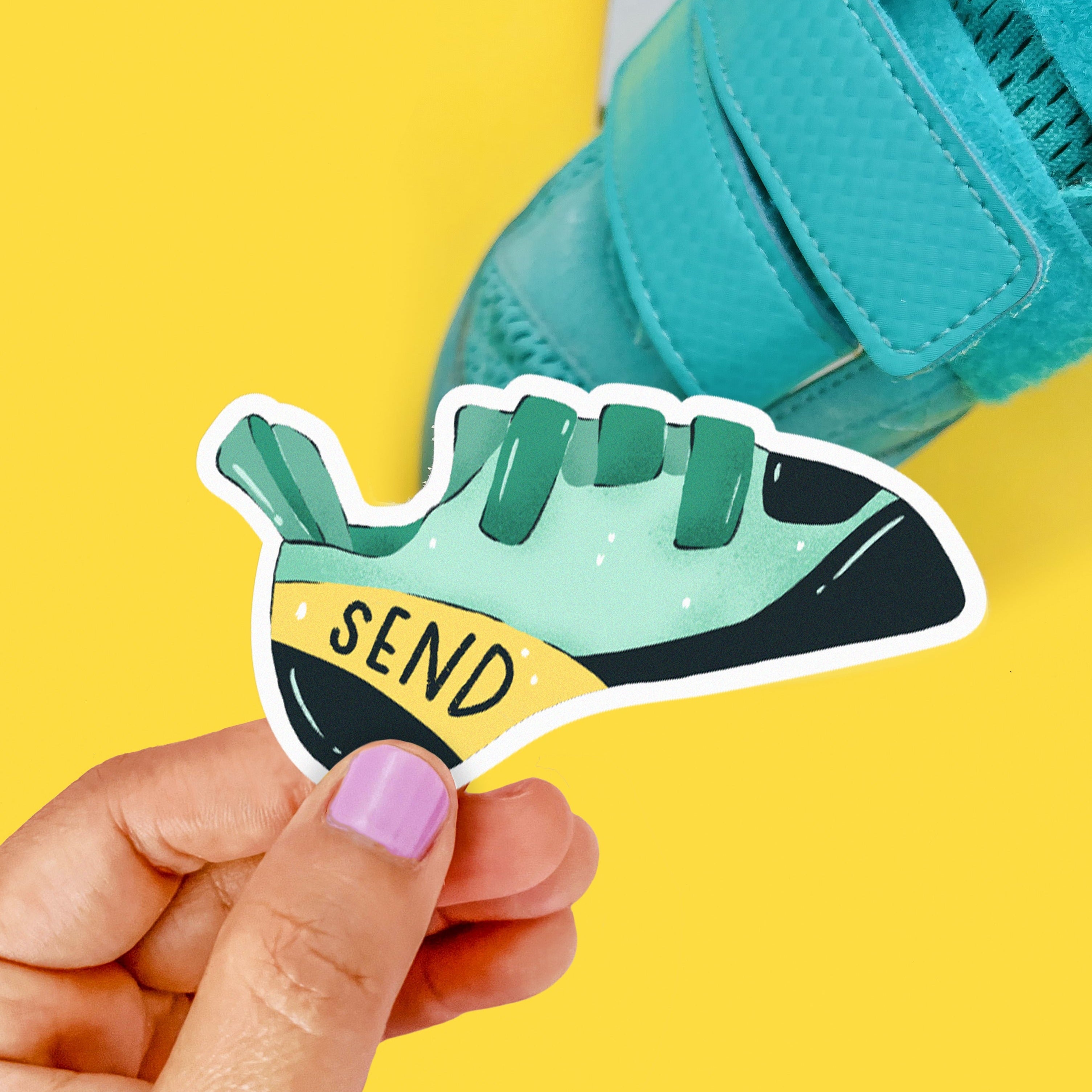 Climbing Shoe Stickers for Sale