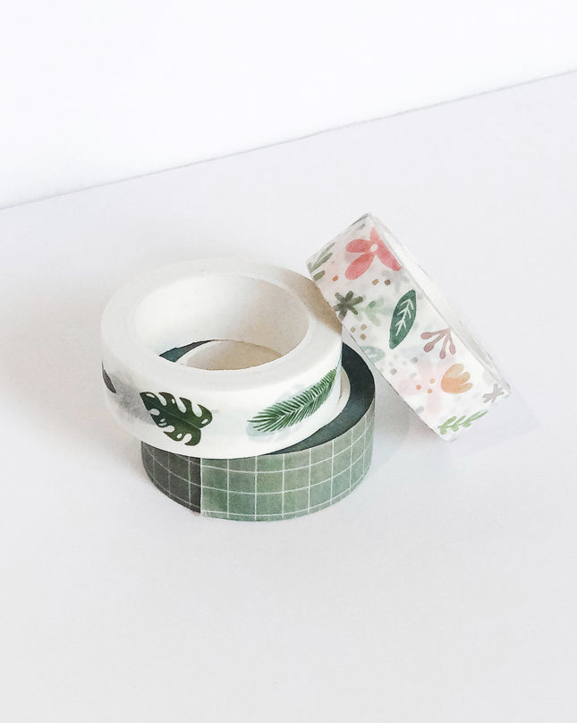 Greenery | Set of 3 Washi Tapes