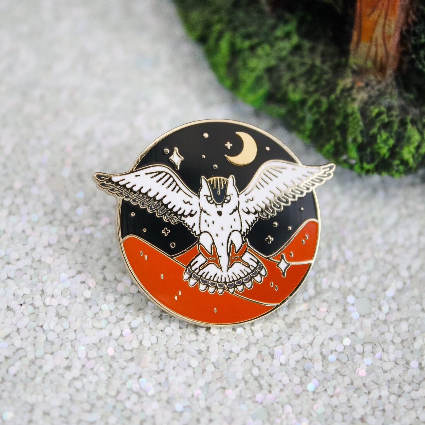The Night Guardian Enamel Pin