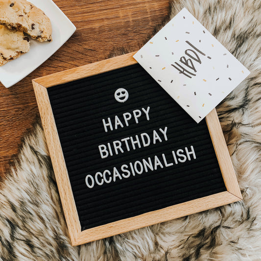 Occasionalish 1st Birthday!