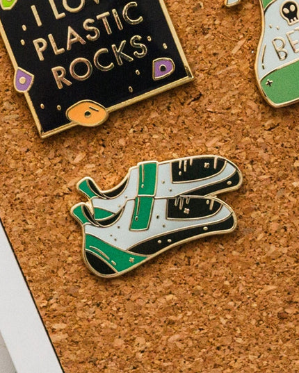 Climbing Shoes Enamel Pin