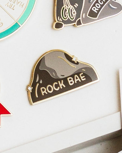 Rock Bae Enamel Pin