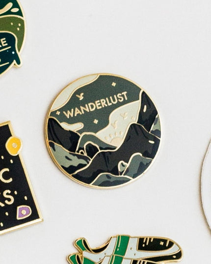 Wanderlust Enamel Pin