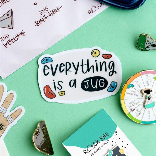 Everything is a Jug Matte Vinyl Sticker