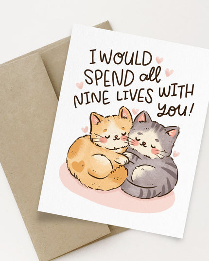 9 Lives With You Card