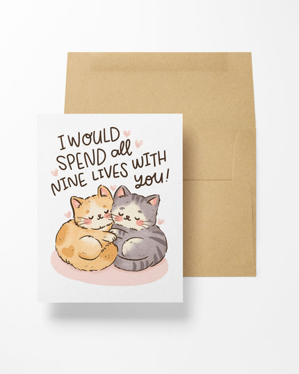 9 Lives With You Card