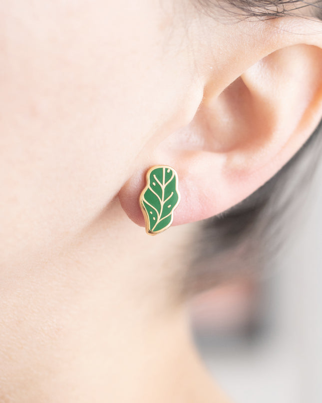 Fiddle-Leaf Fig Earrings