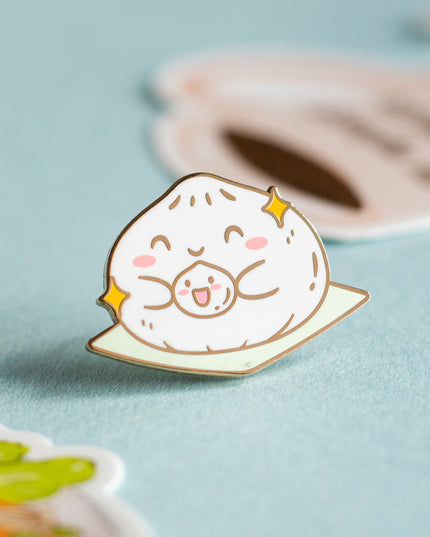 Big and Little Baos Enamel Pin