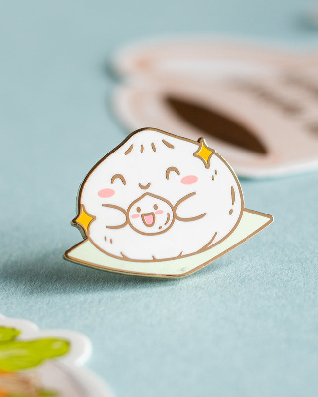 Big and Little Baos Enamel Pin