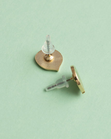 Watermelon Peperomia Earrings