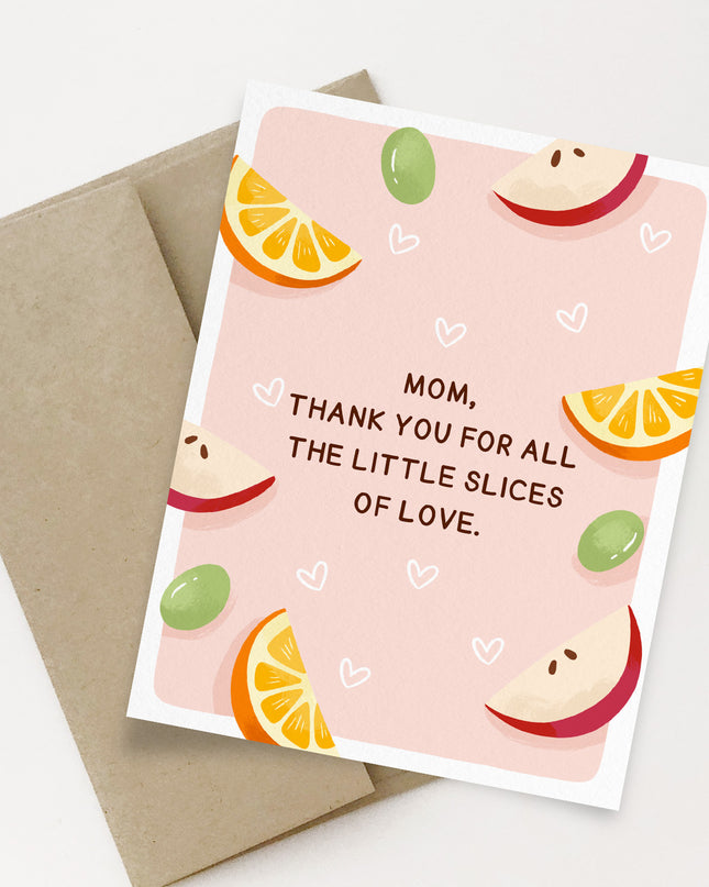 Little slices of love card