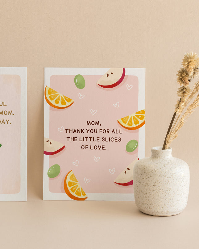 Little slices of love card