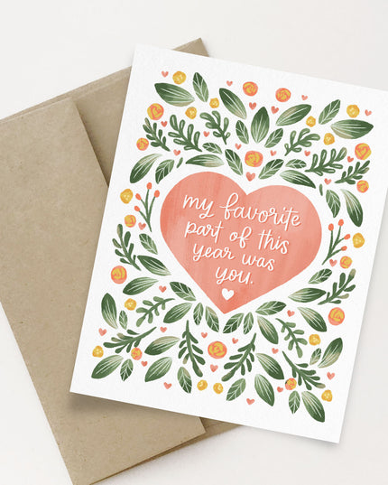 My Favorite Part Was You Card