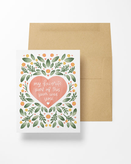 My Favorite Part Was You Card