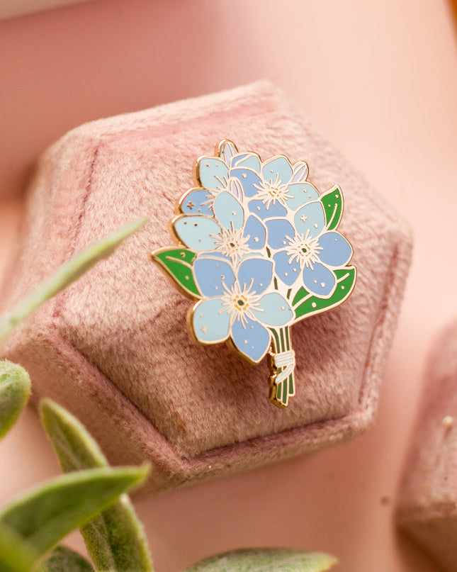 Forget-Me-Not Enamel Pin