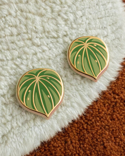 Watermelon Peperomia Earrings
