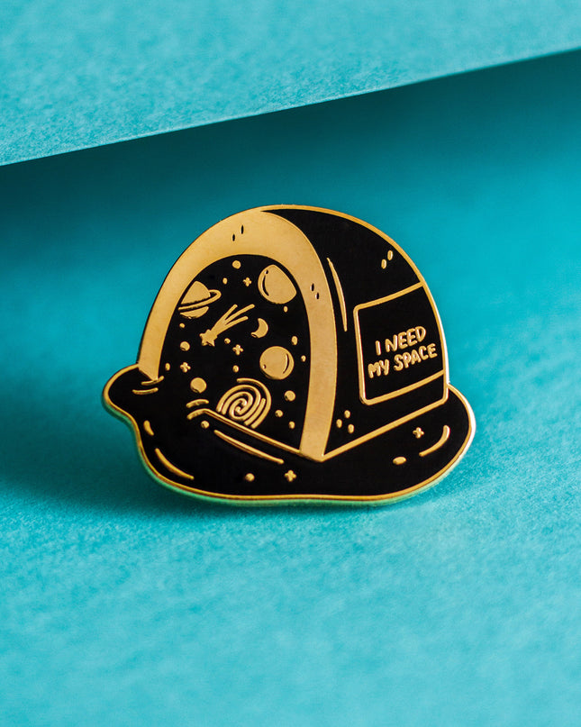 I Need My Space Enamel Pin