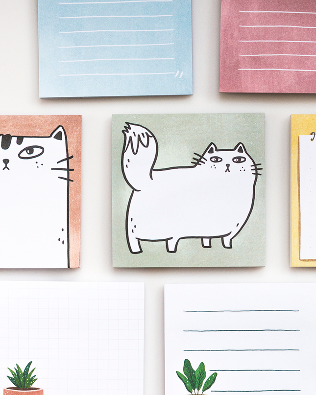 Meow Bod Sticky note