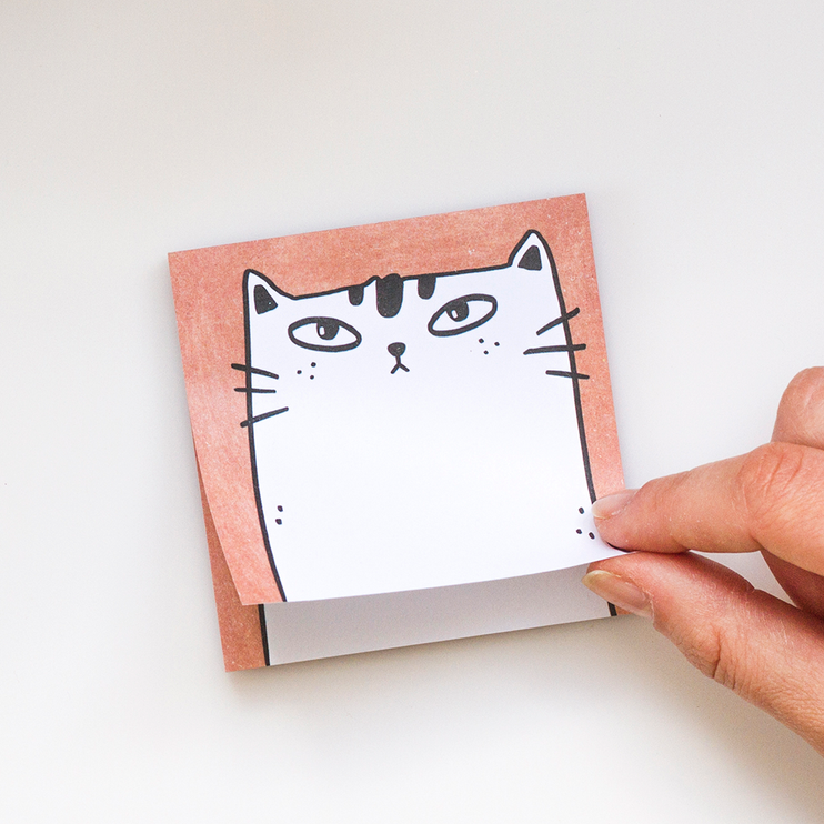 Meow Portrait Sticky note