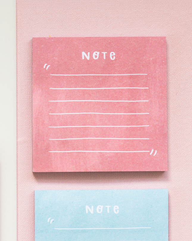 Simplicity: Pink Sticky note