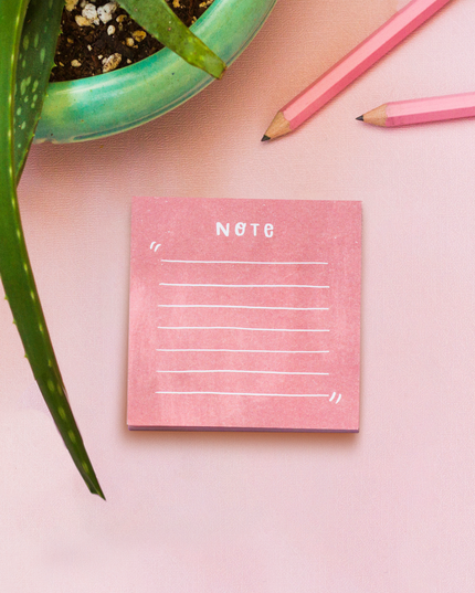 Simplicity: Pink Sticky note