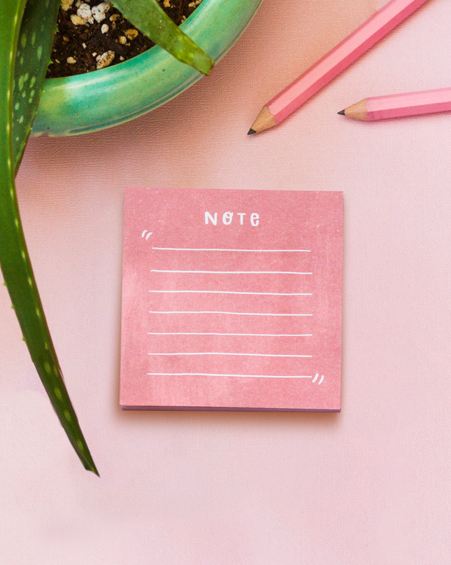 Simplicity: Pink Sticky note