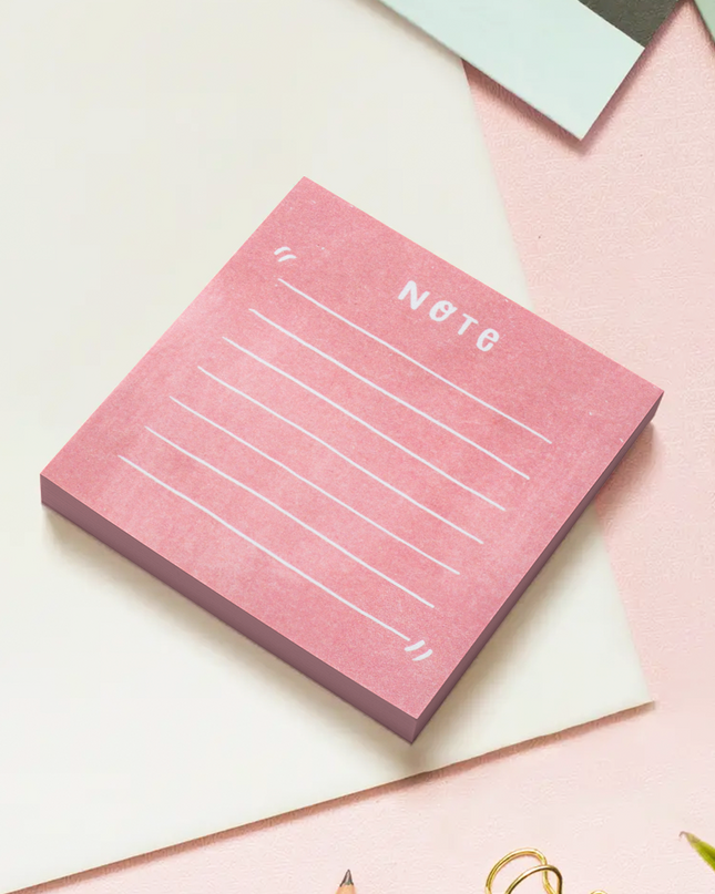 Simplicity: Pink Sticky note