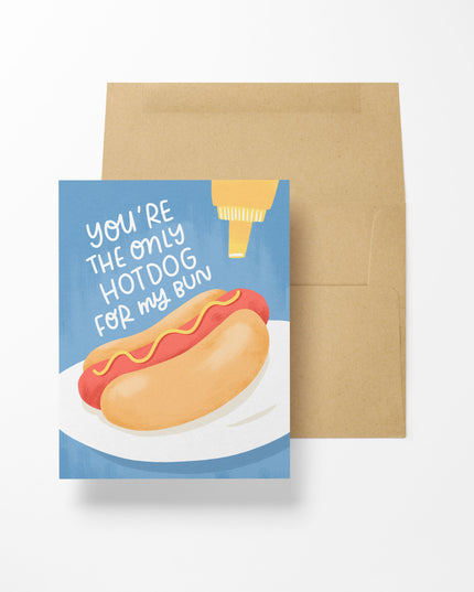 Only Hotdog For Me Card