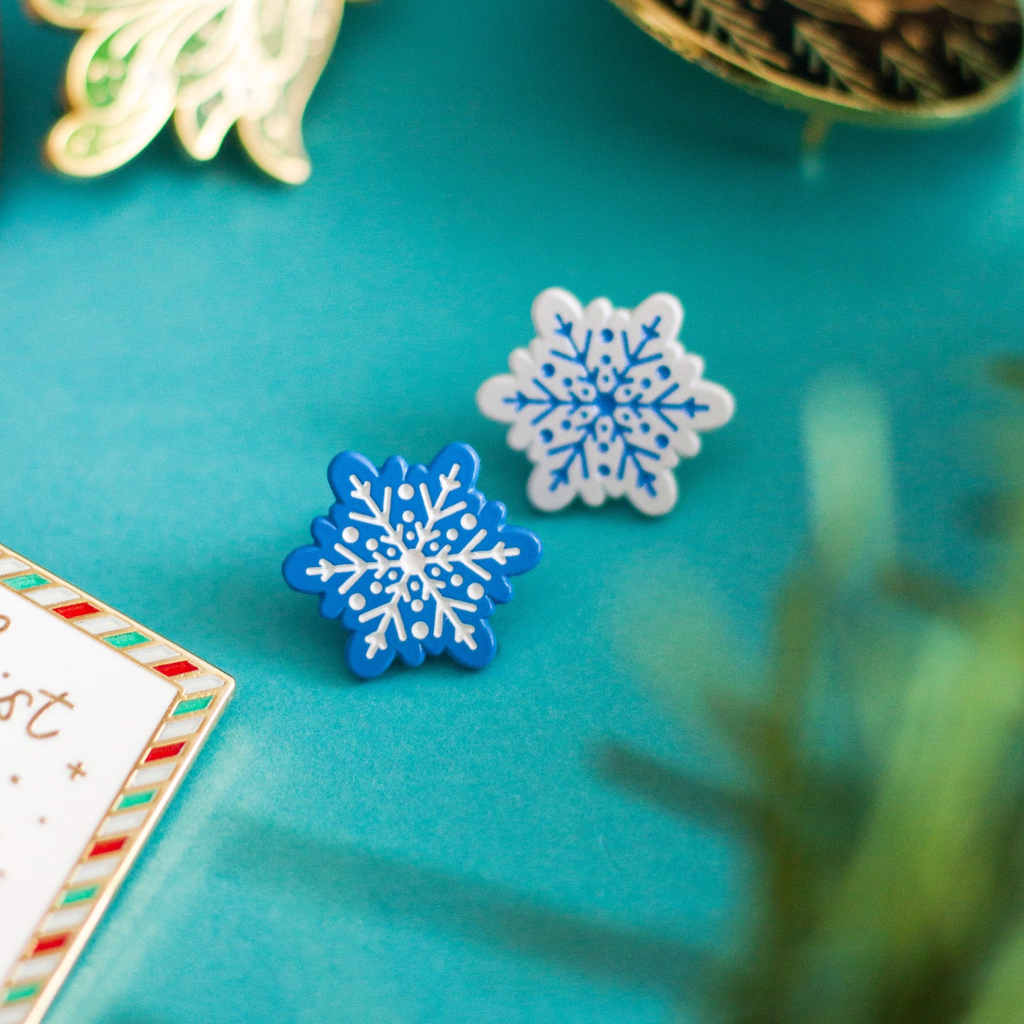 Snowflake Mini Set Enamel Pin