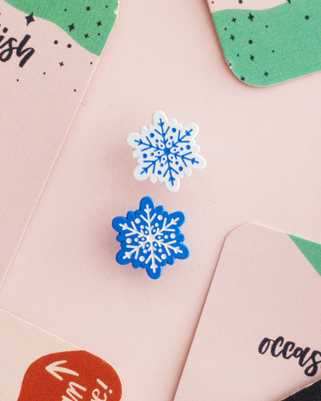 Snowflake Mini Set Enamel Pin