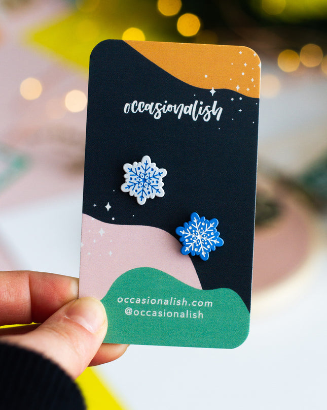 Snowflake Mini Set Enamel Pin