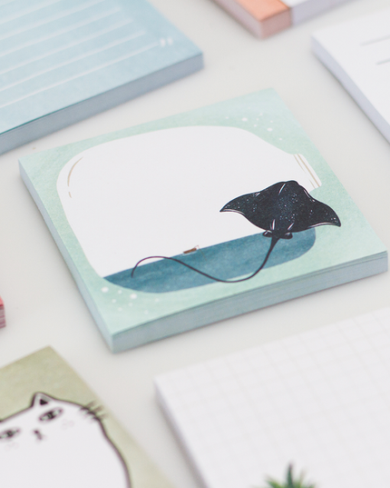 Sea Creature: Stingray Sticky note
