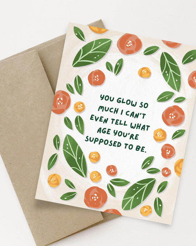 You Glow So Much Card