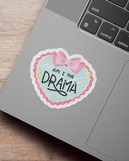 Am I The Drama Matte Vinyl Sticker