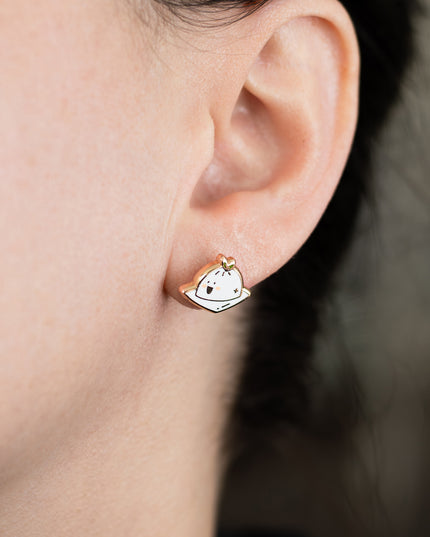 Bao Down Earrings