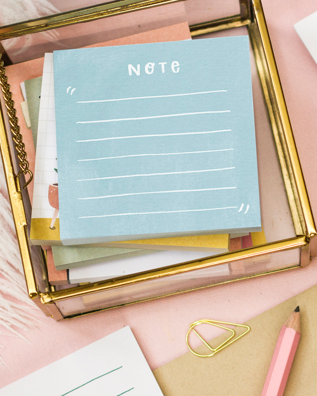 Simplicity: Blue Sticky note
