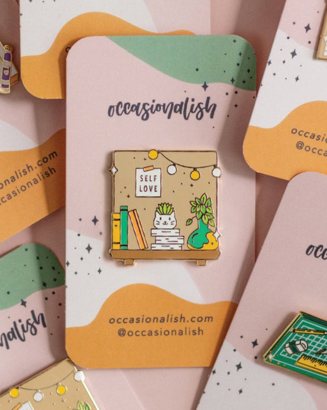 Cozy Corner Enamel Pin
