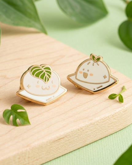 Bao Down Mini Enamel Pin
