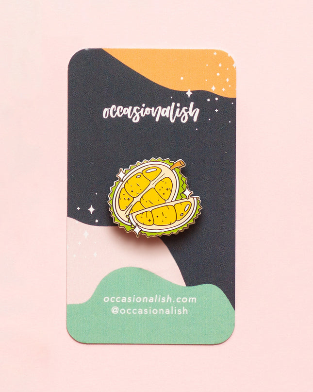 Durian Enamel Pin