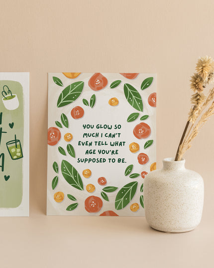 You Glow So Much Card